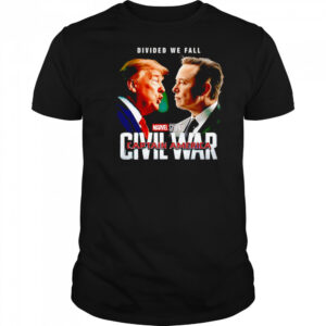 Civil War Trump vs Elon shirt