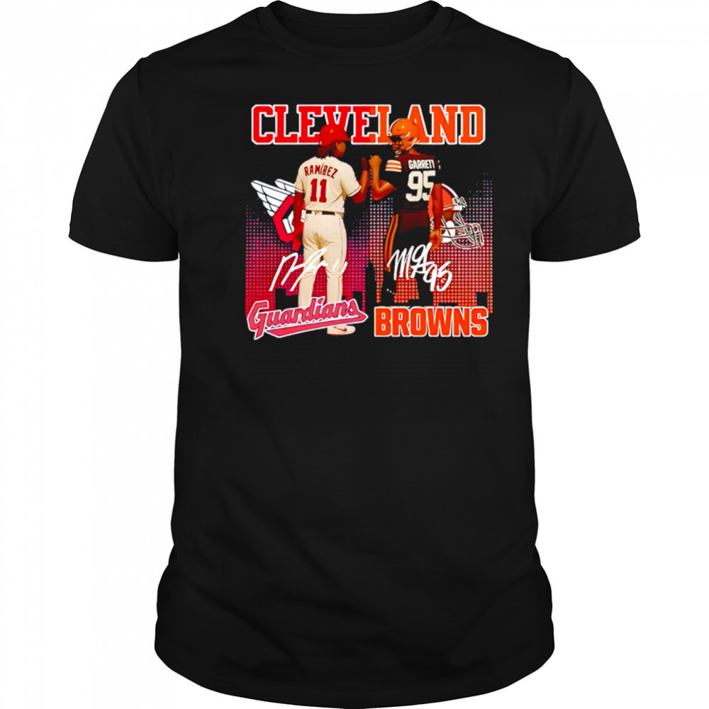 Cleveland browns and guardians star power shirt