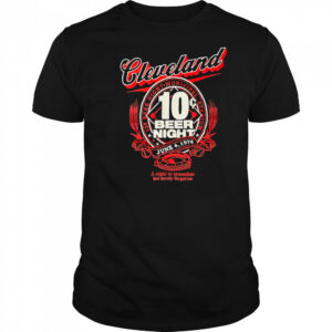 Cleveland Guardians 10 beer night shirt