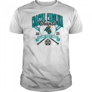 Coastal Carolina Chanticleers College World Series 2025 Ball T Shirt
