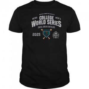 Coastal Carolina Chanticleers NCAA Men’s College World Series 2025 T-Shirt