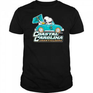 Coastal Carolina Chanticleers x Snoopy go by car shirt