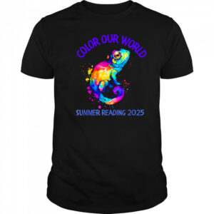 Color Our World Summer Reading 2025 pride shirt