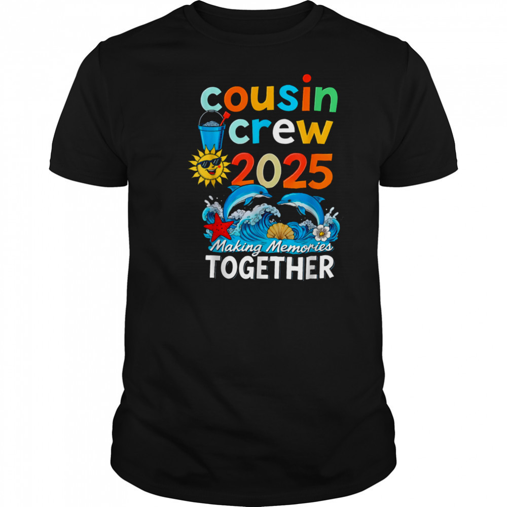 Cousin crew 2025 Family Trips Matching Summer Vacation Beach T Shirt