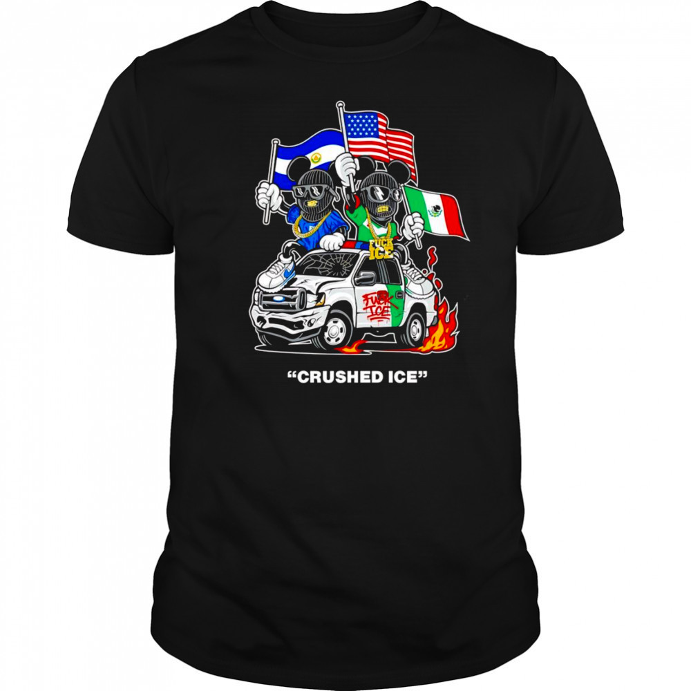 Crushed ice shirt