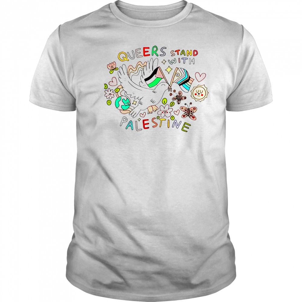 Cute Queers Stand With Palestine T-Shirt