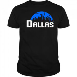 Dallas Mavericks Cityscape Skyline style 2025 shirt
