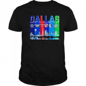Dallas Skyline City Sports Team Logo Shirt