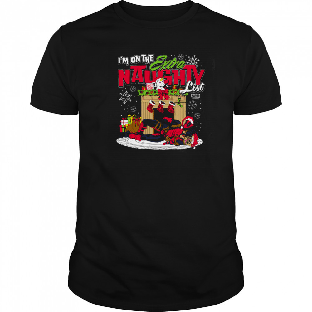 Deadpool Extra Naughty Christmas Shirt