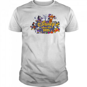 Disney Halloween Family Trip 2025 Mickey & Pals Matching T Shirt