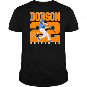 Dobson 22 Redfox Bc baseball shirt