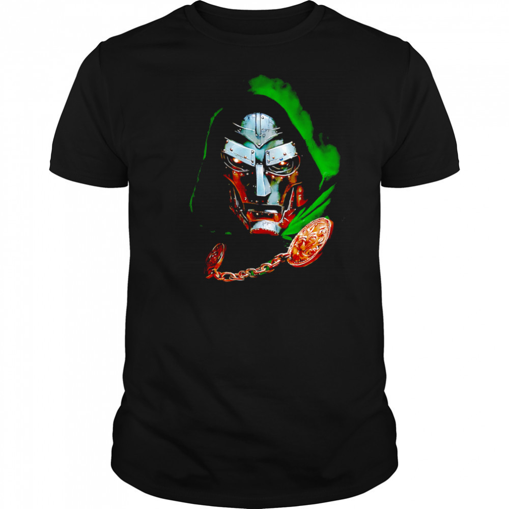 Doctor Doom big face robot shirt