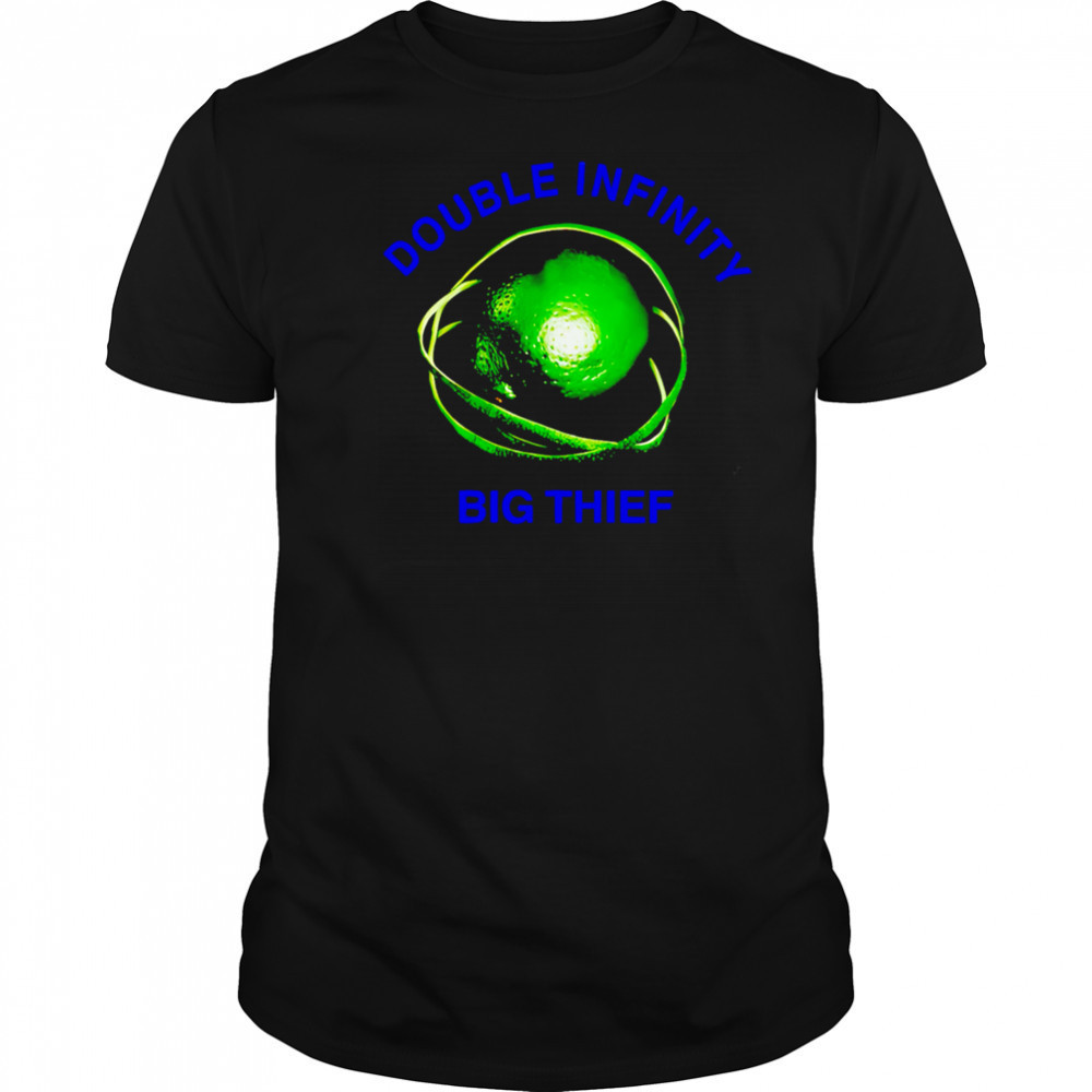 Double infinity lime shirt