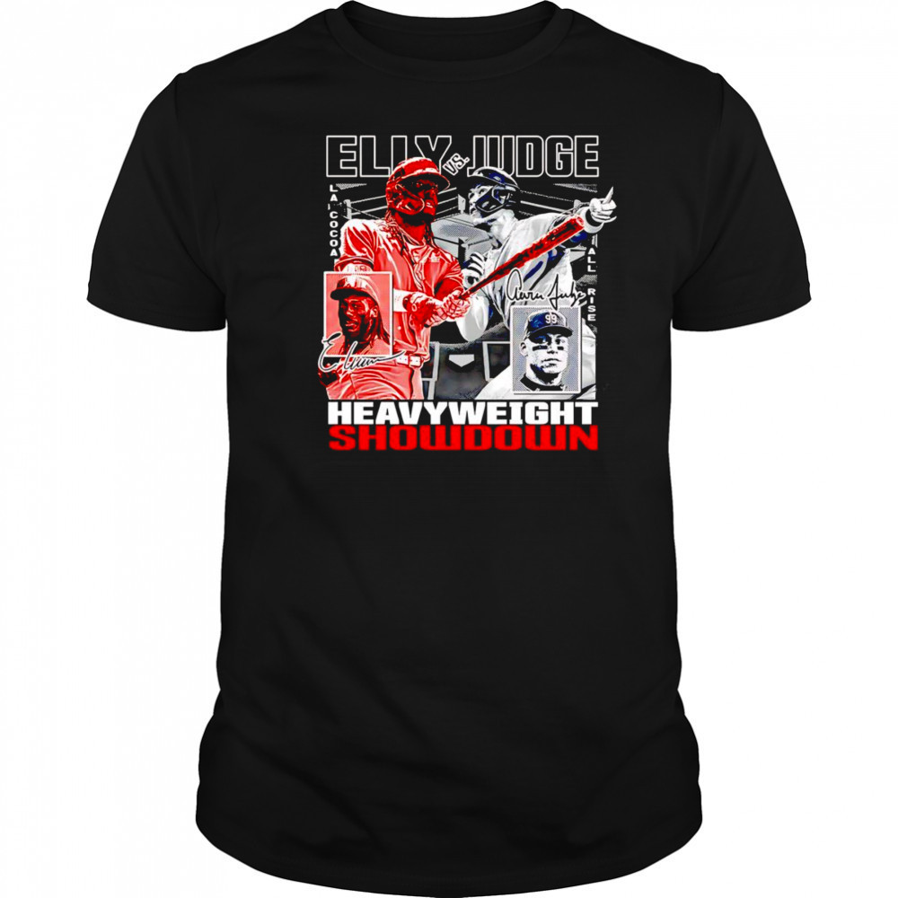 Elly vs Judge heavyweight showdown shirt
