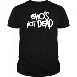 Emo’s Not Dead letter shirt