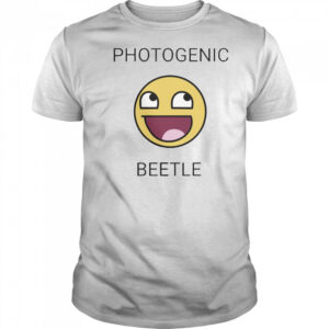 Face Smiley Meme Photogenic Beetle T-Shirt