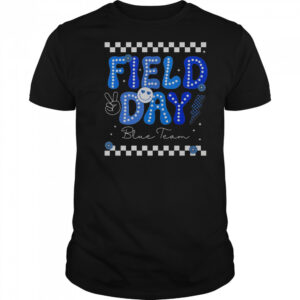 Field Day Trip Blue Team Color Game Competition T-Shirt
