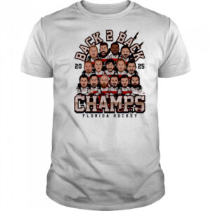 Florida Hockey Champs 2025 cartoon shirt