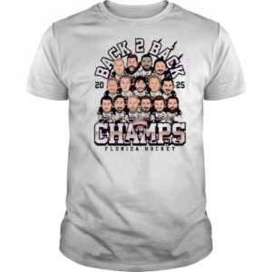 Florida Panthers 2025 Back-to-Back Florida Hockey T-Shirt