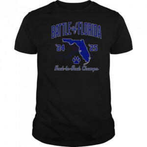 Florida Panthers Hockey 24 25 Battle Of Florida Champs T-Shirt