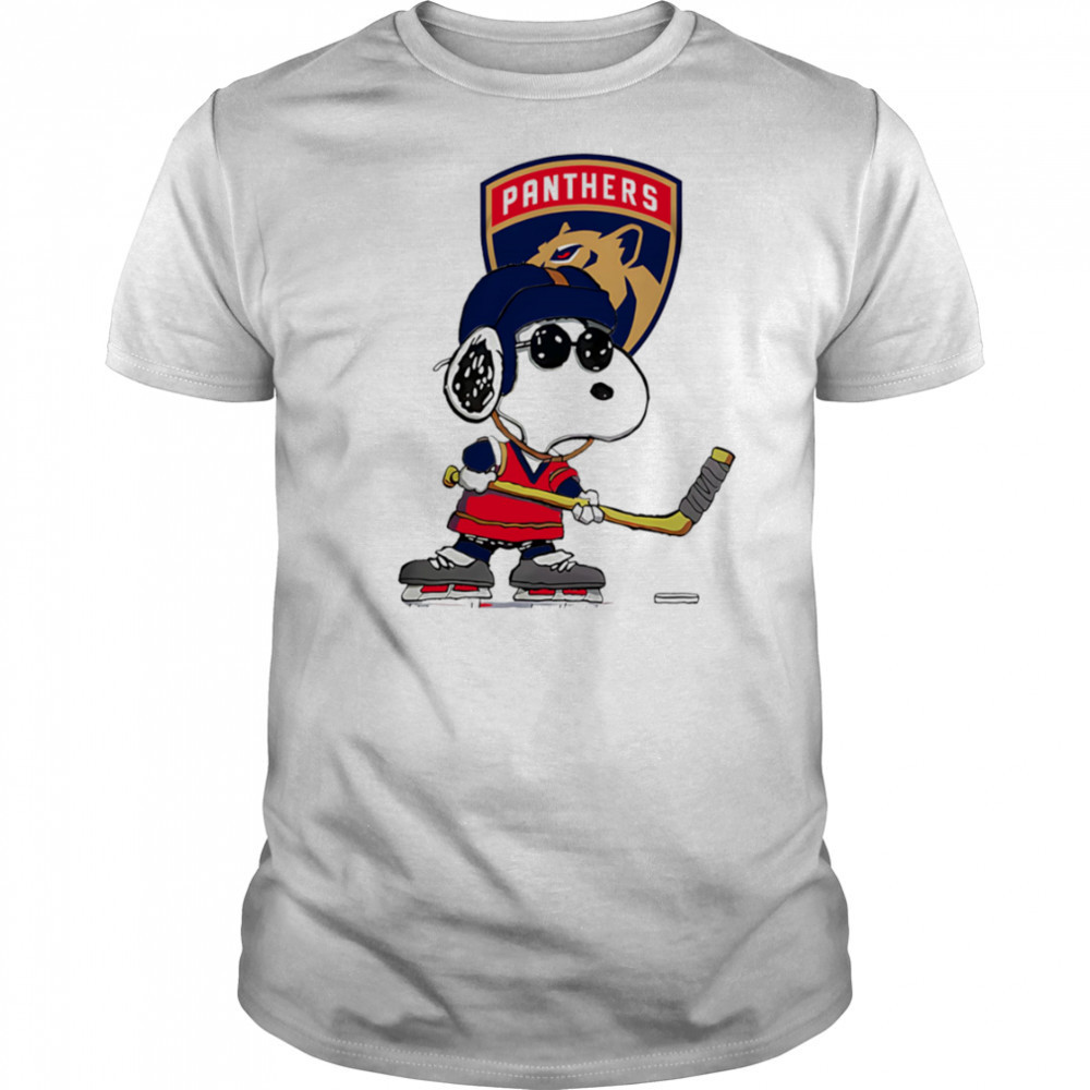 Florida Panthers Peanuts Snoopy shirt