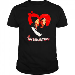 Gay And Silent Bob In Heart Shirt