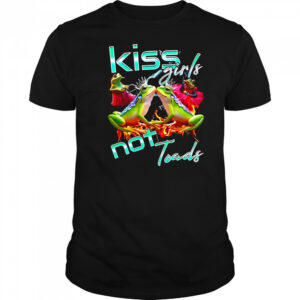 Gay frog kiss girls not toad LGBT shirt