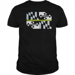 Good Green Line Maryland Flag T-Shirt