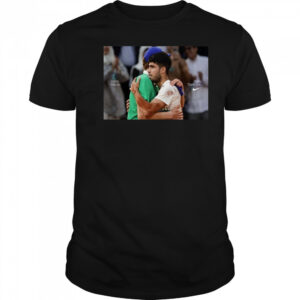 Grazie Gracias Merci Thank You Nike Carlos Alcaraz And Jannik Sinner Following French Open Final T-Shirt