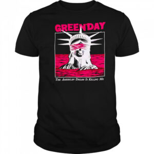 Green Day Blindfolded Lady Liberty shirt