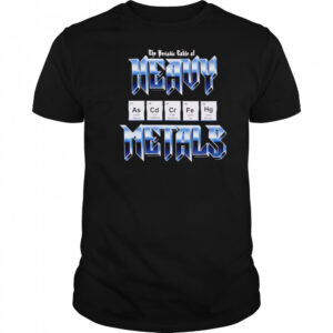 Heavy Metals Periodic Table shirt