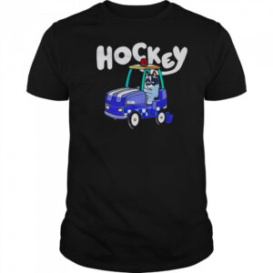 Hockey Bluey Go By Car T-Shirt