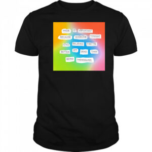 Importance of pride shirt