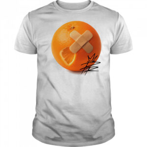 Injured orange shirt