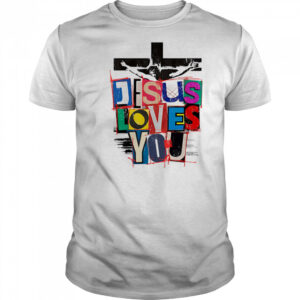 Jesus loves you pride vintage shirt