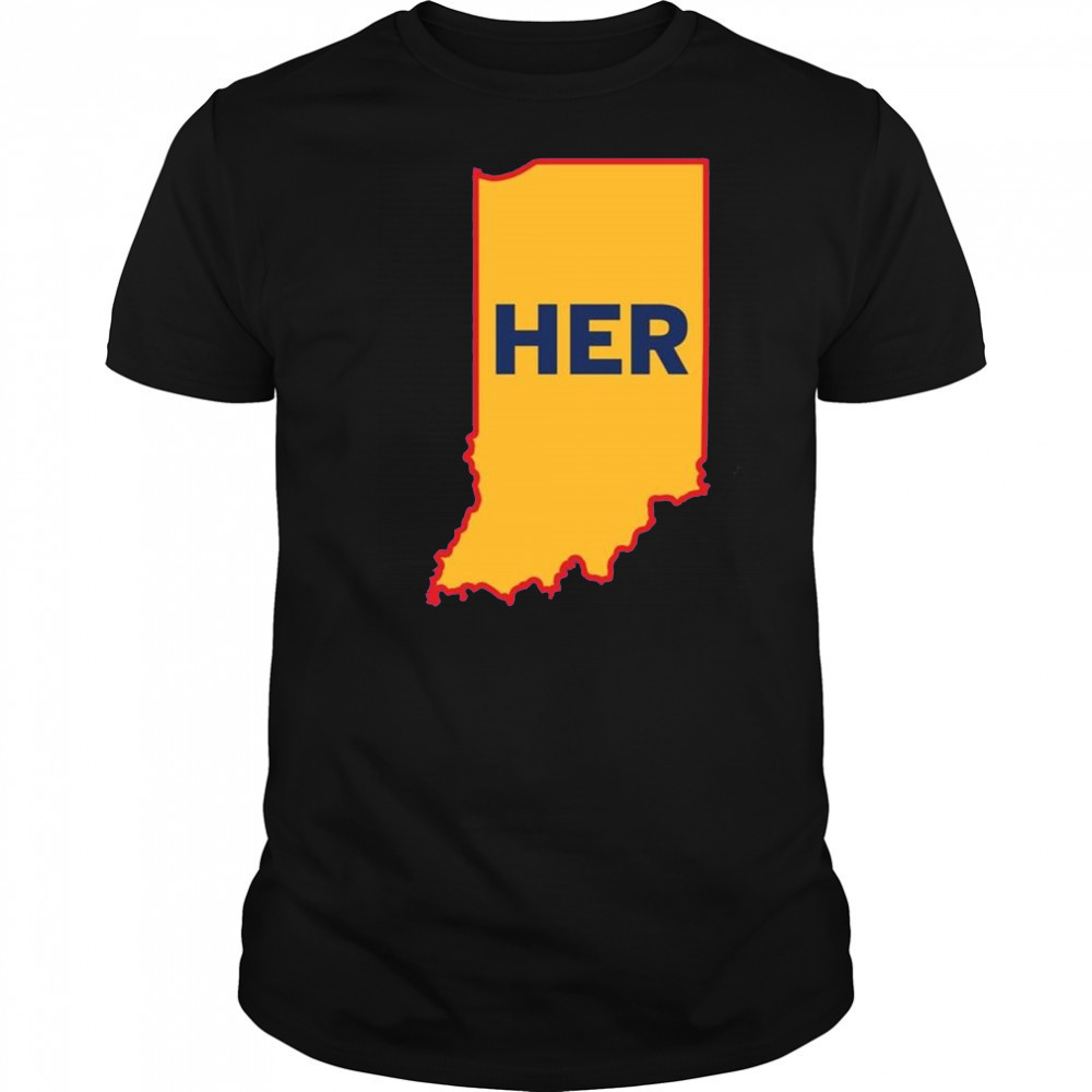 Joey Chestnut Her Indiana Map 2025 Shirt