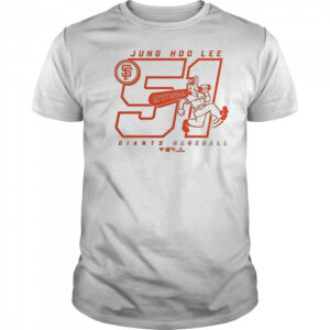 Jung Hoo Lee 51 San Francisco Giants Bay City Baseball T-Shirt