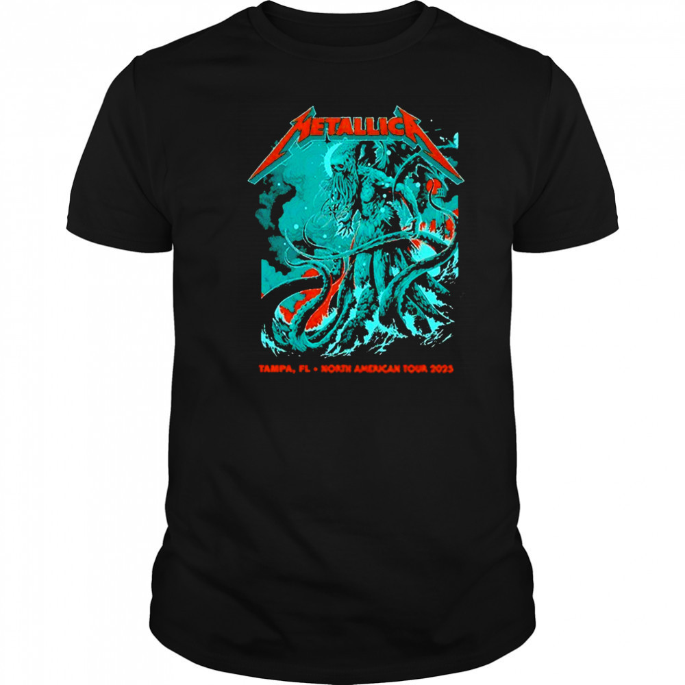 Metallica Tampa FL 2025 Raymond James Stadium M72 North American TourJune 6th 8th shirt