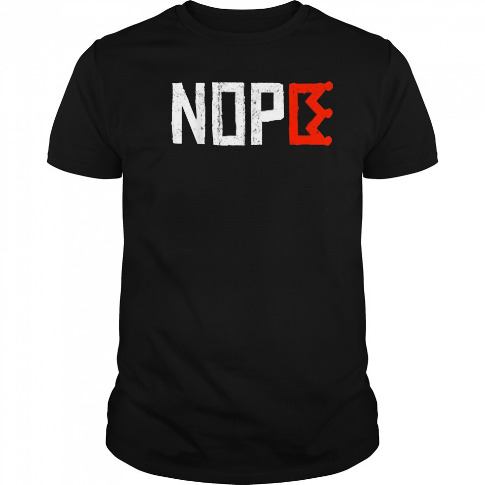 No Kings Nope Protest Sign Horizontal T Shirts