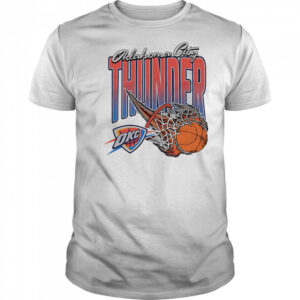 Oklahoma City Thunder on fire basketball shirt