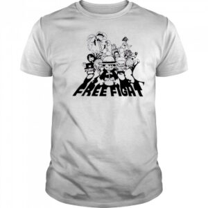 Piece Straw Hat Crew Free Fight Shirt