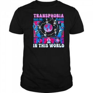 Transphobia has no place in this world skeleton shirt