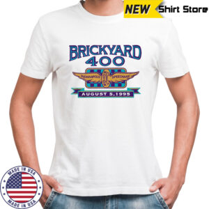1995 Brickyard 400 logo shirt