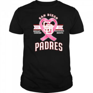 2025 Breast Cancer Awareness Month San Diego Padres shirt