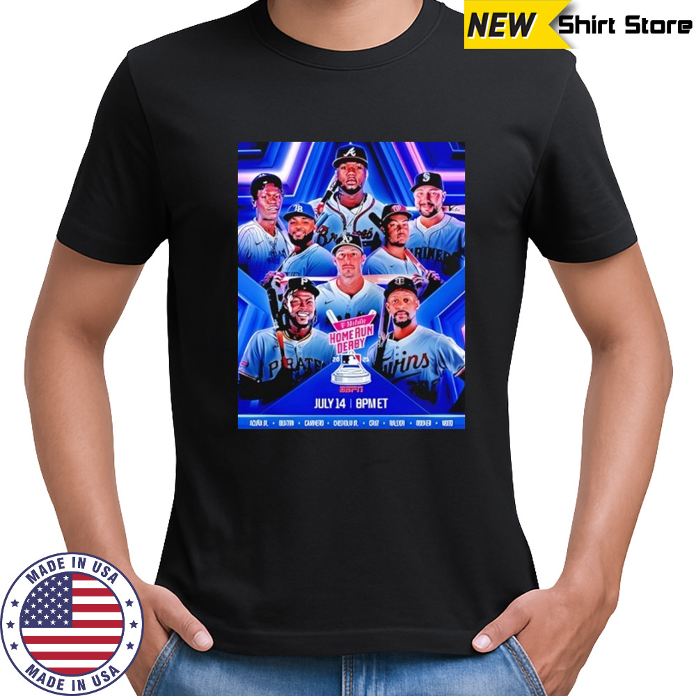 2025 Mlb Home Run Derby Players Shirt