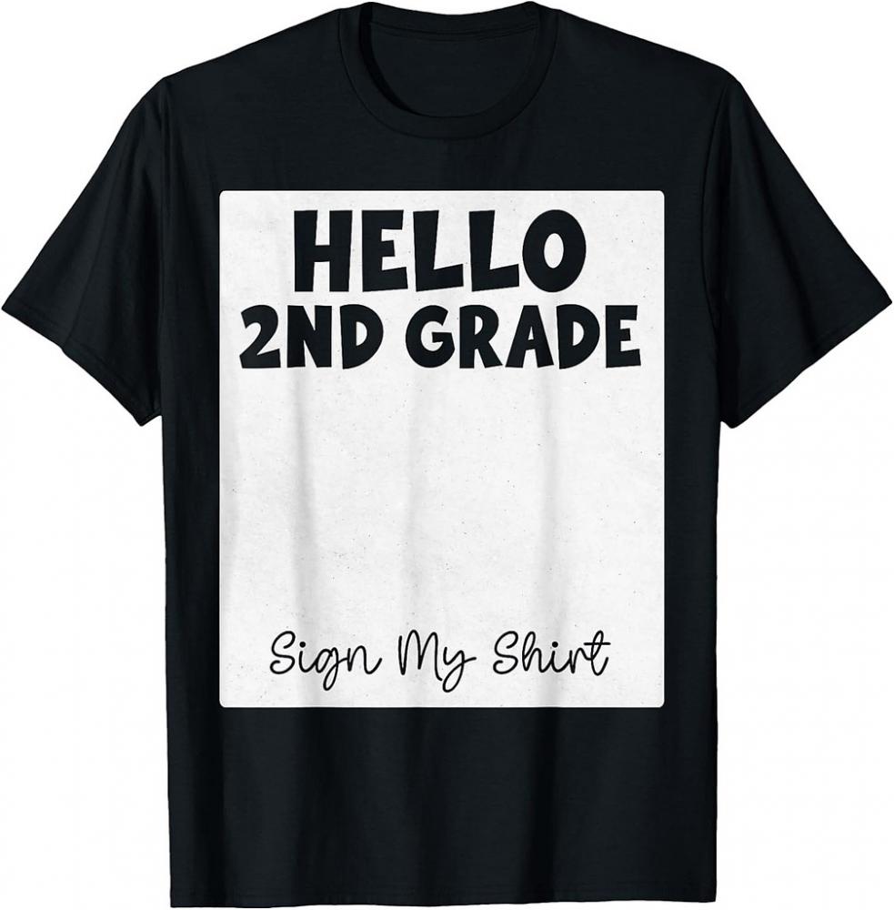 2nd Grade Back to School Kids Hello Second Grade Team T-Shirt 2nd Grade Back to School Kids Hello Second Grade Team T-Shirt