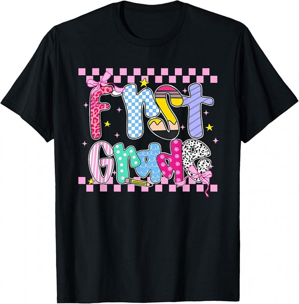 Back To School Hello First Grade Team 1st Grade Boy Girl T-Shirt Back To School Hello First Grade Team 1st Grade Boy Girl T-Shirt