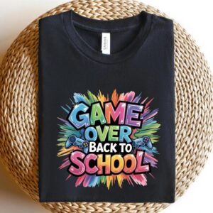 Game Over Back To School Shirt