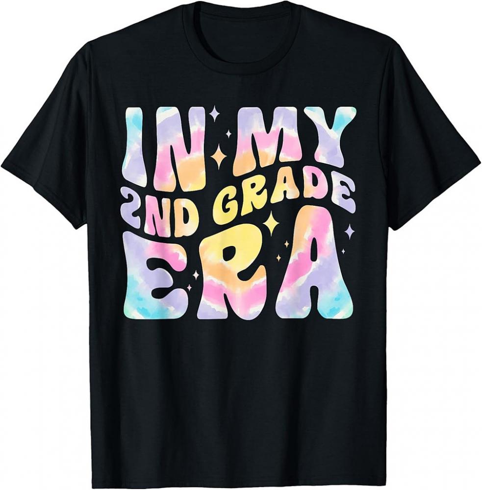 In My 2nd Grade Era Funny Back To School Groovy Teacher Mom T-Shirt In My 2nd Grade Era Funny Back To School Groovy Teacher Mom T-Shirt