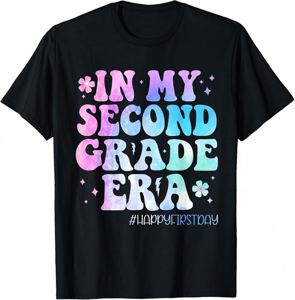 In My Second Grade Era Back to School 2nd Grade Teacher Kids T-Shirt In My Second Grade Era Back to School 2nd Grade Teacher Kids T-Shirt
